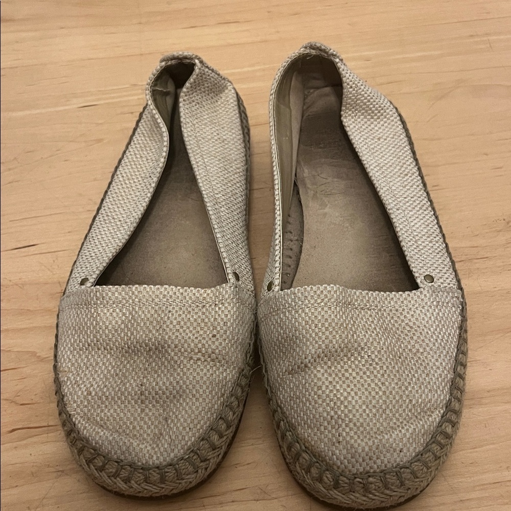 AEROSOLES Cream Espadrille Flats